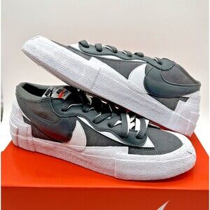 Nike sacai × Blazer Low “Iron Grey” DD1877‑002 Size 10.5 – New With Box DS